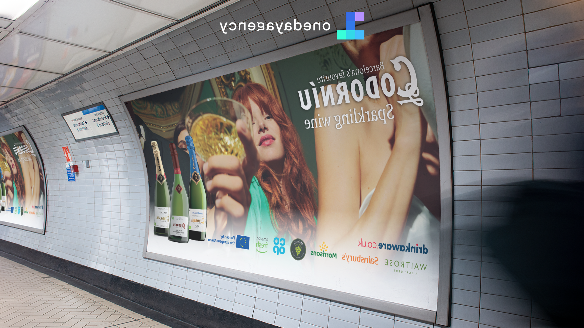 One Day Agency - London Underground - Codorniu